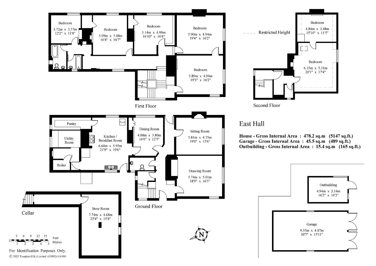 7 Bedroom Detached Home For Sale in East Hall Hill, Boughton Monchelsea, Kent, ME17 4JX Estate